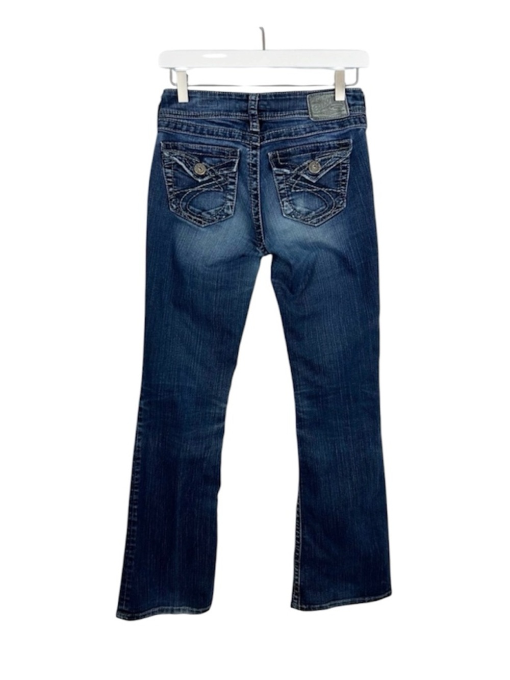 Silver Jeans Suki Surplus Bootcut Dark Wash Size 26 Western Cowgirl Rodeo - Picture 8 of 8